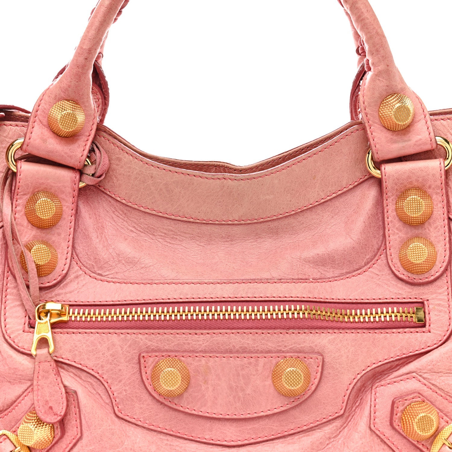 Balenciaga Agneau Giant 21 Gold Hardware City Bubblegum