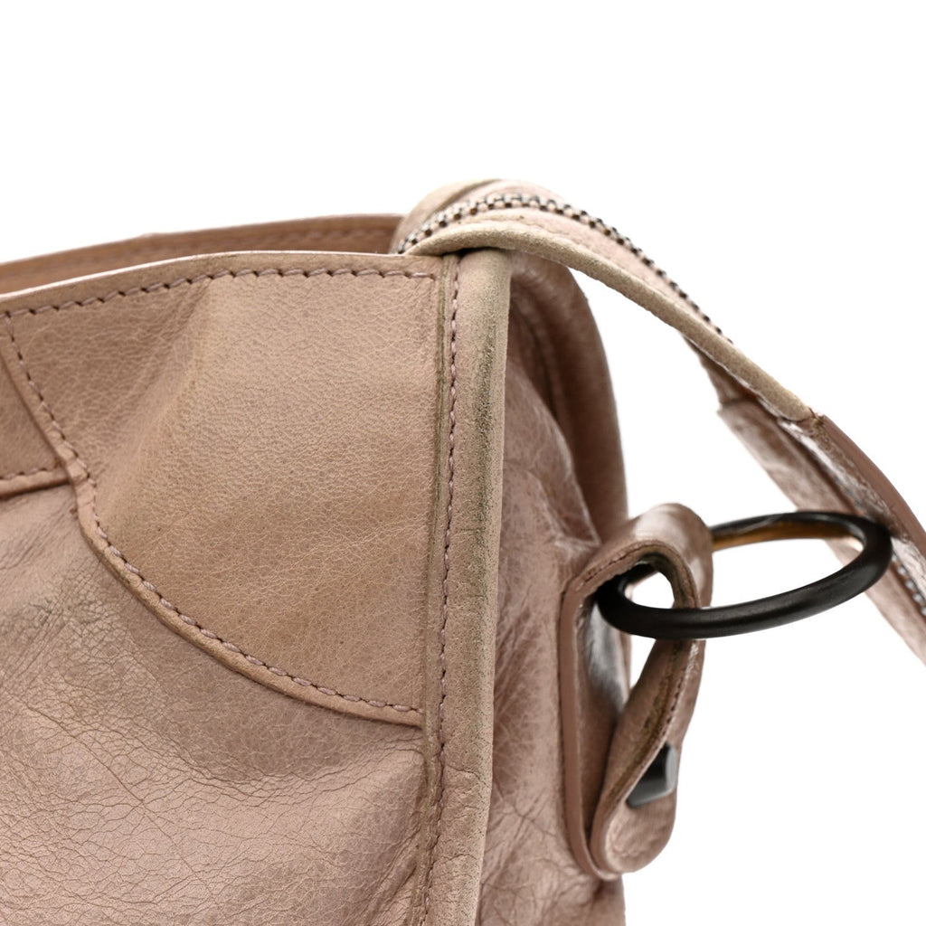 Balenciaga Agneau Classic Hardware City Bois De Rose