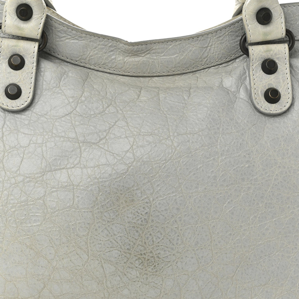 Balenciaga Agneau Classic Hardware City Gris Ciment