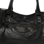 Balenciaga Agneau Arena Storico Classic Hardware Medium Le City Black