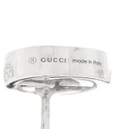 Gucci Sterling Silver Interlocking GG Stud Earrings