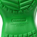Balenciaga X CROCS Rubber Womens Rain Boots 37 Grass Green