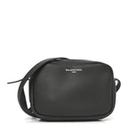 Balenciaga Calfskin Logo XS Everyday Camera Bag Gris Fossile