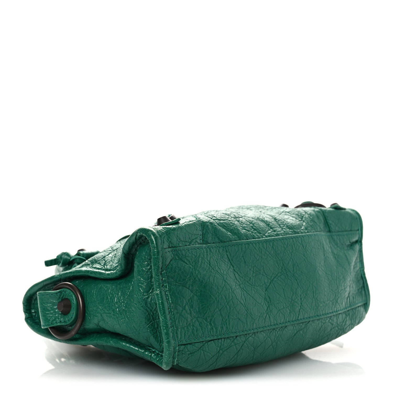 Balenciaga Agneau Classic Hardware Mini City Green