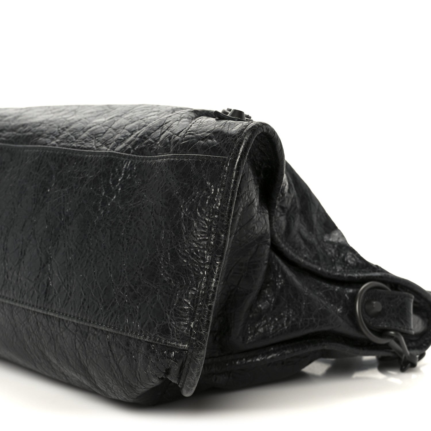 Balenciaga Agneau Arena Storico Classic Hardware Medium Le City Black