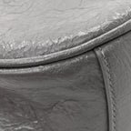 Balenciaga Agneau Arena Le Cagole Shoulder Bag XS Dark Grey