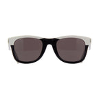 Saint Laurent Sunglasses Square Full Rim, Ivory Frame and Grey Lens SL51037