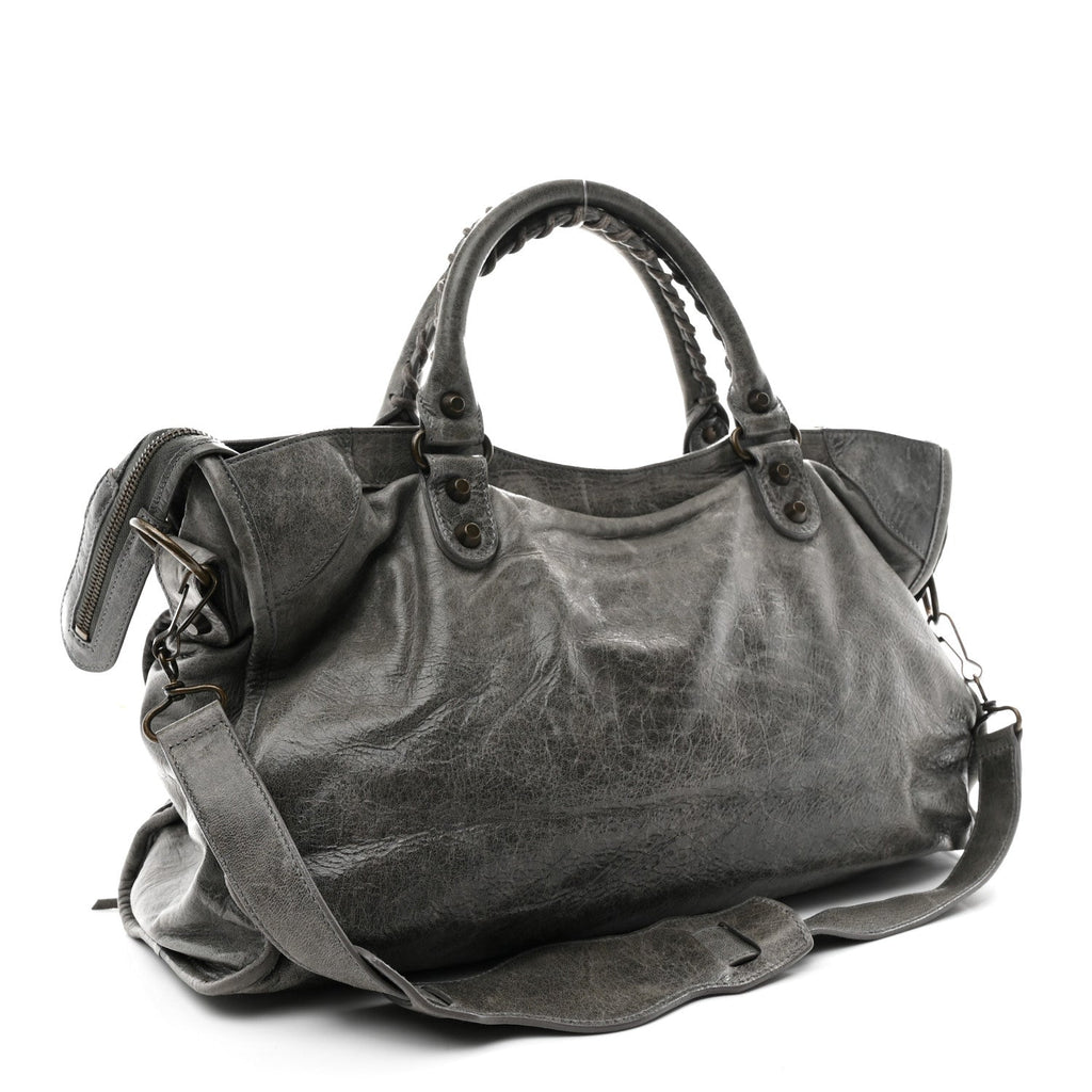 Balenciaga Chevre Classic Hardware City Grey