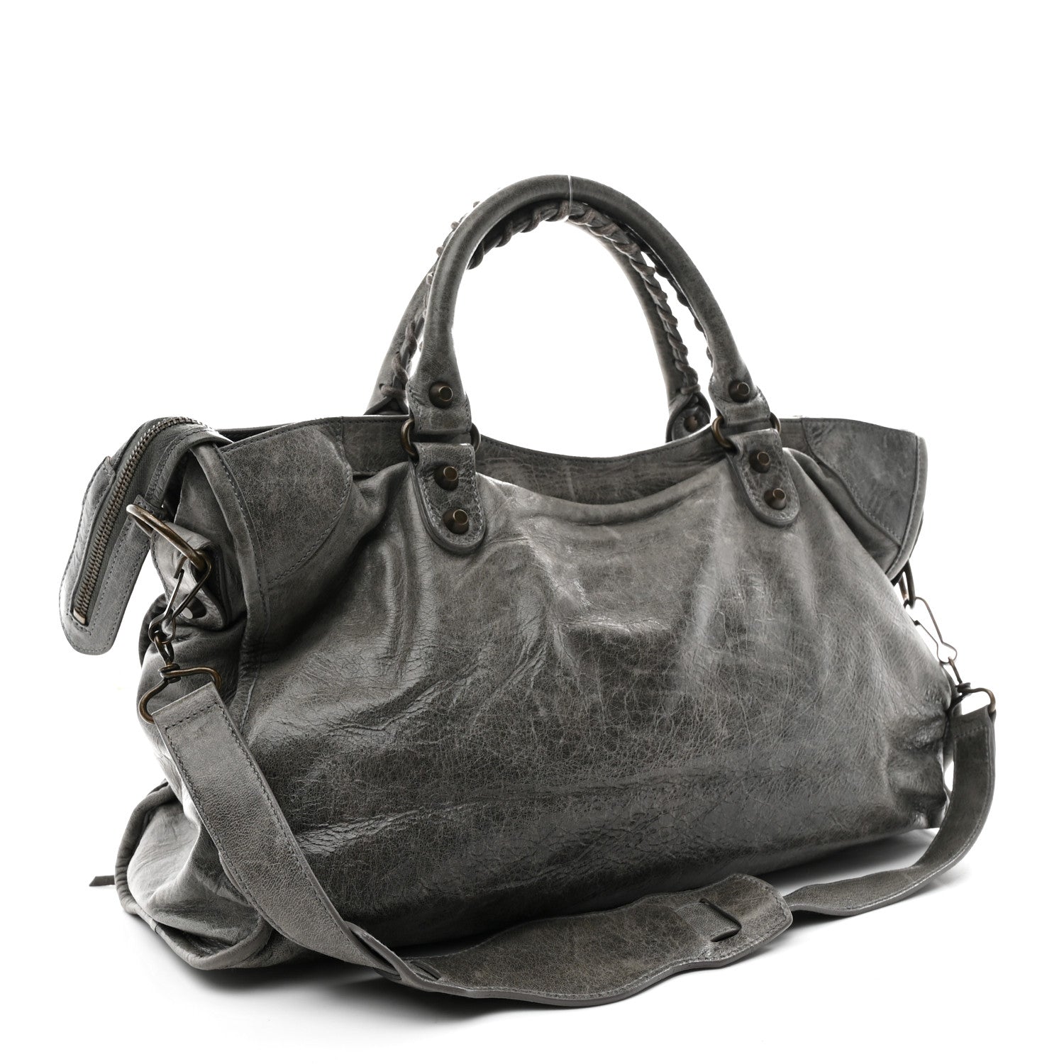 Balenciaga Chevre Classic Hardware City Grey