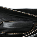 Balenciaga Agneau Arena Classic Hardware Le City First Bag Black