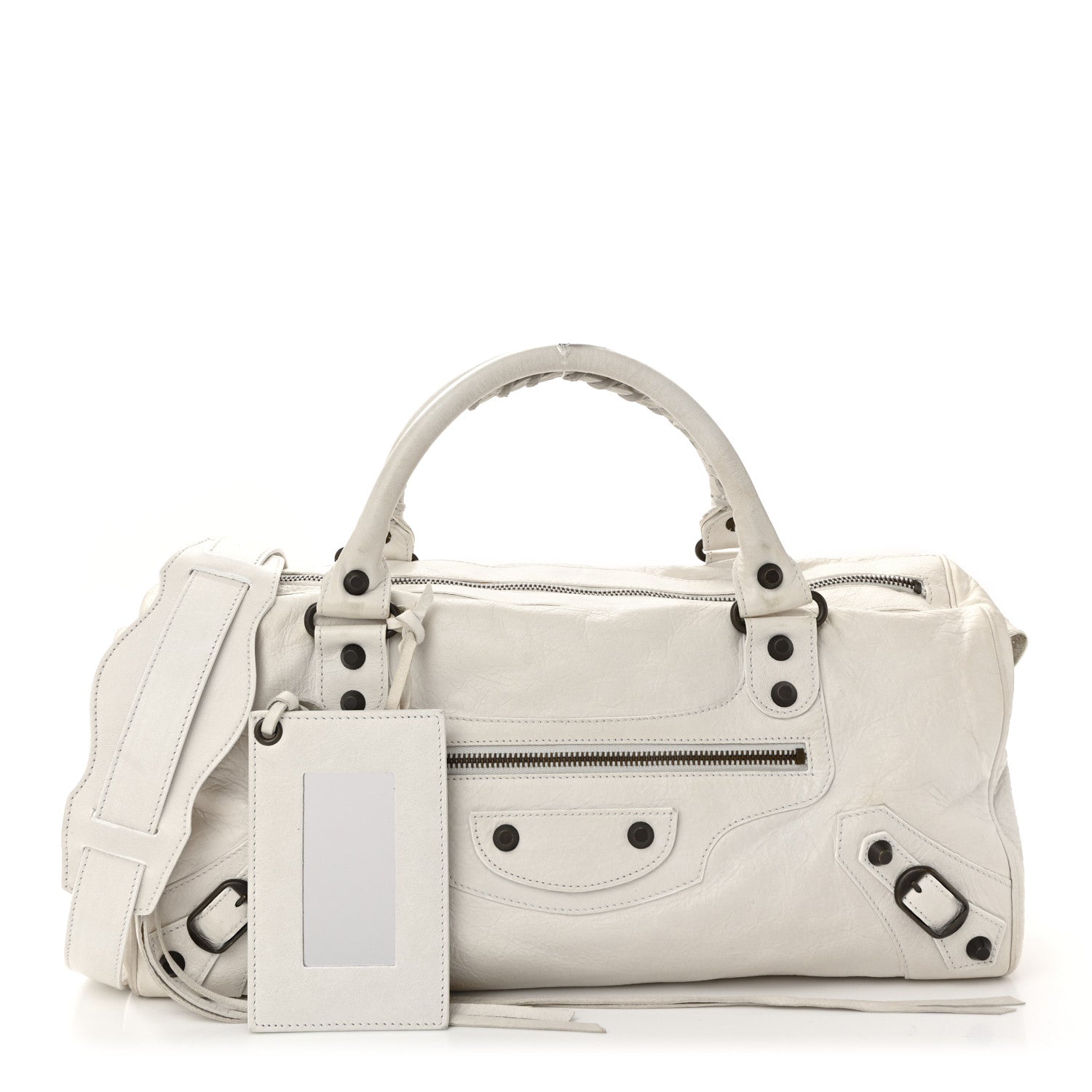 Balenciaga Agneau Classic Hardware Twiggy White