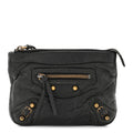 Balenciaga Agneau Classic Hardware M Porte-Monnaie Coin Purse Black