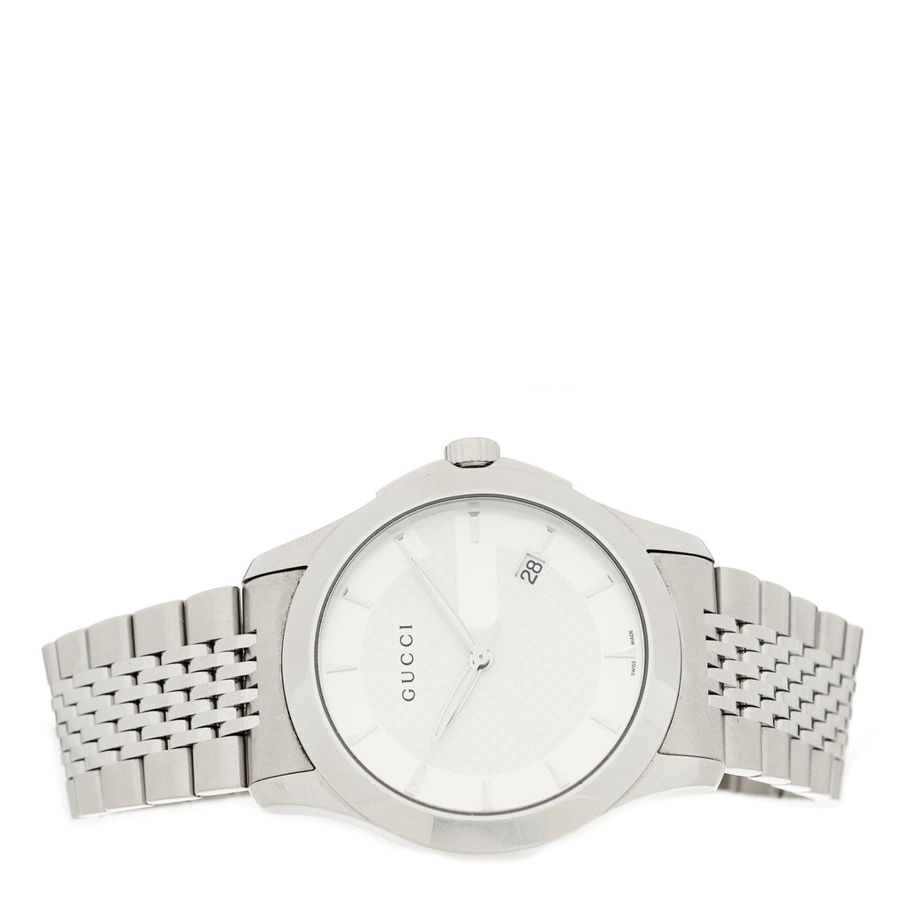 Gucci Stainless Steel 38mm G-Timeless Quartz Watch