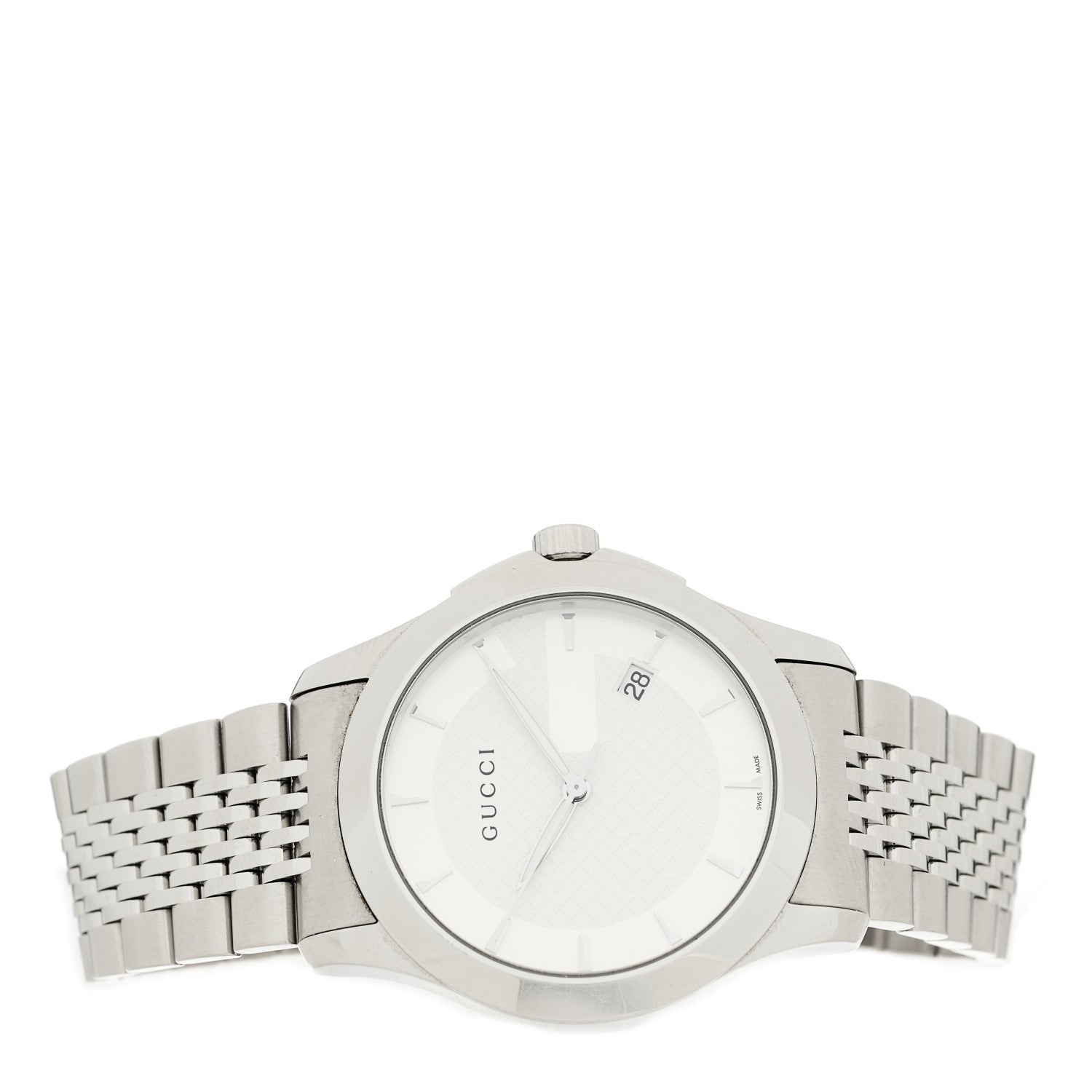 Gucci Stainless Steel 38mm G-Timeless Quartz Watch
