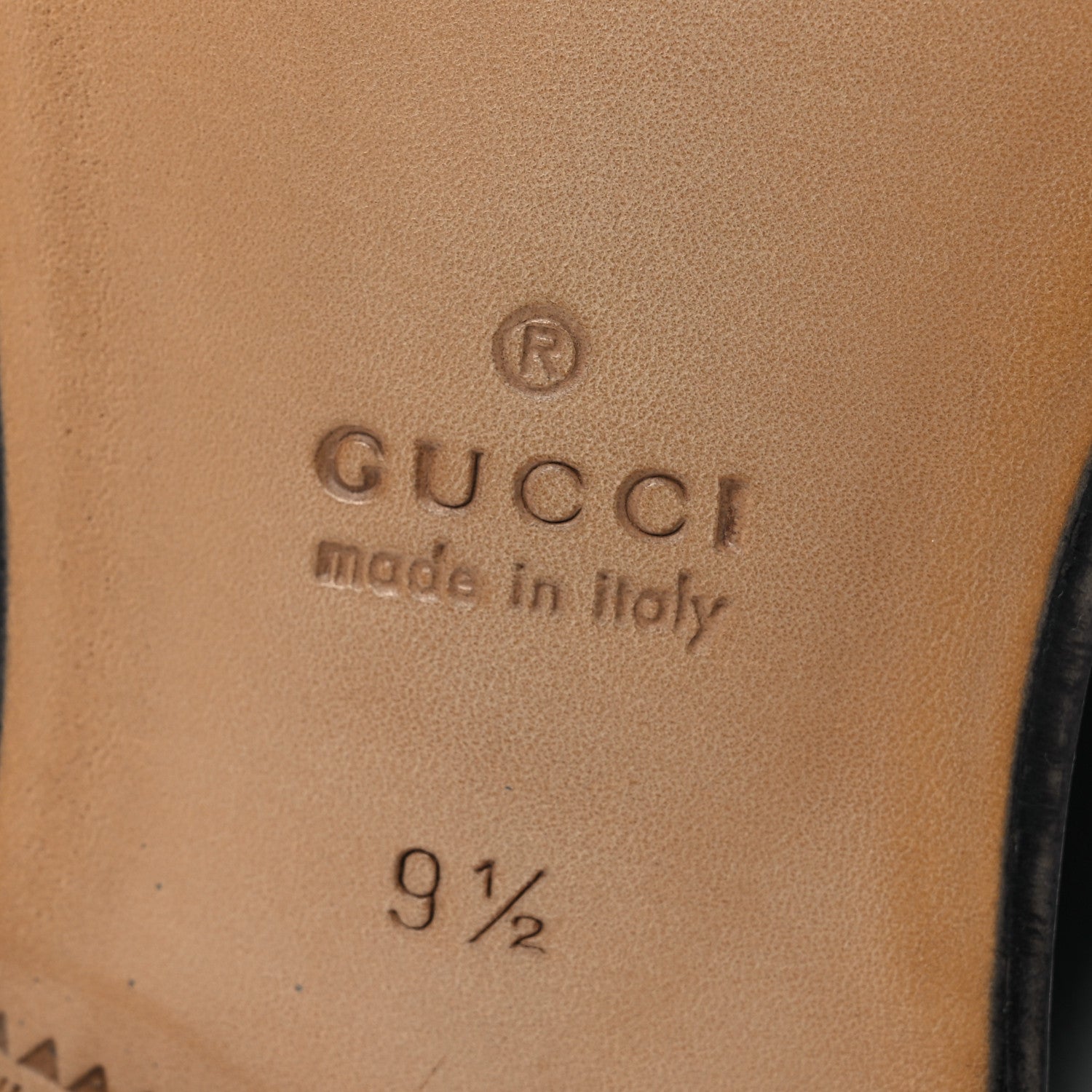 Gucci Millennial Ribot Mens Horsebit Loafers 9.5 Black