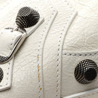 Balenciaga Agneau Arena Neo Cagole City Handbag Optic White