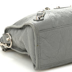 Balenciaga Agneau Classic Silver Hardware S City Gris Haussmannien
