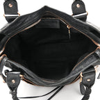 Balenciaga Agneau Giant 21 Rose Gold Hardware City Black