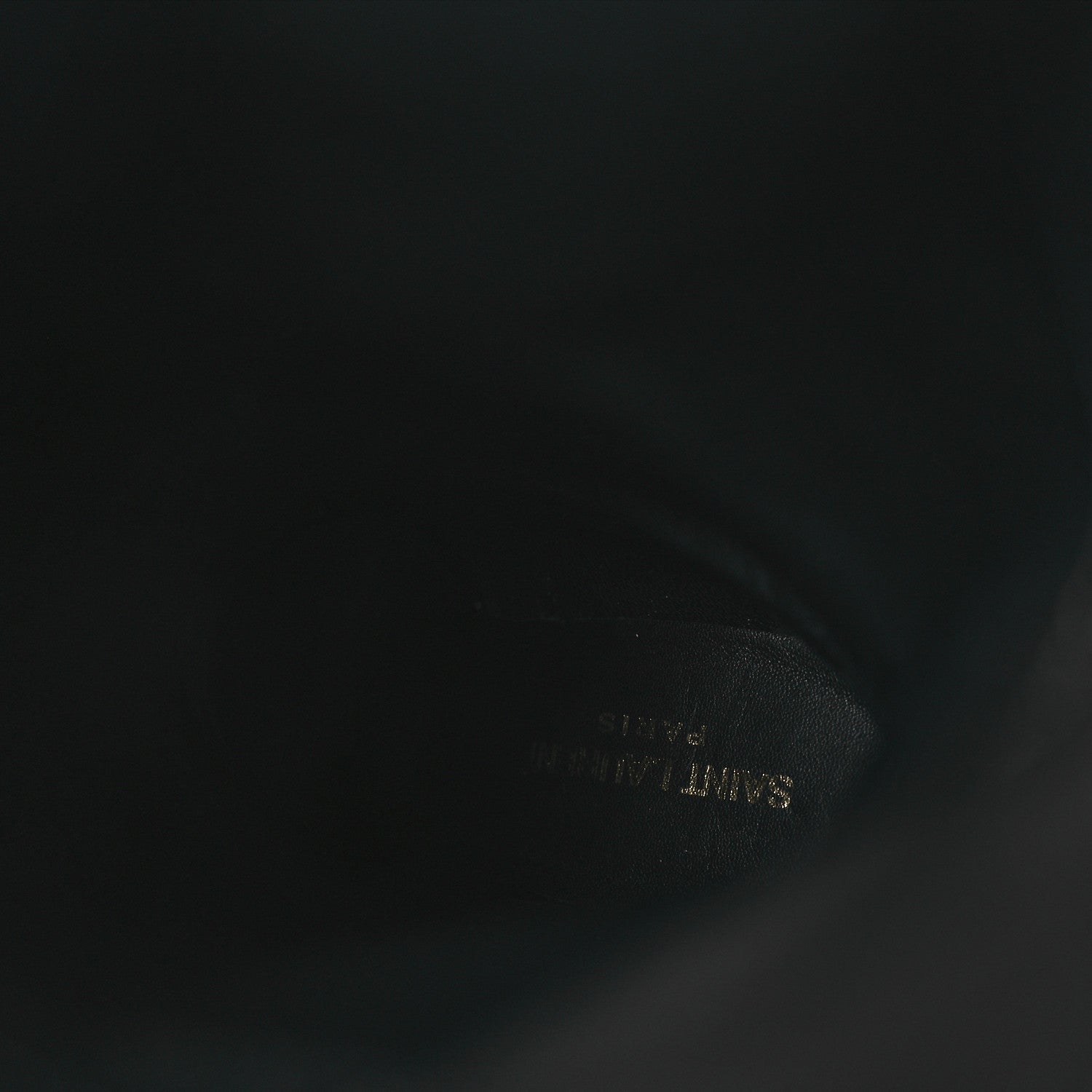 Saint Laurent Lambskin Koller 110 Tall Boots 36.5 Black
