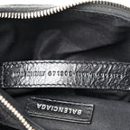 Balenciaga Agneau Arena Le Cagole Shoulder Bag XS Black