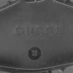 Gucci Canvas Calfskin GG Supreme Ankle Boots 39 Black