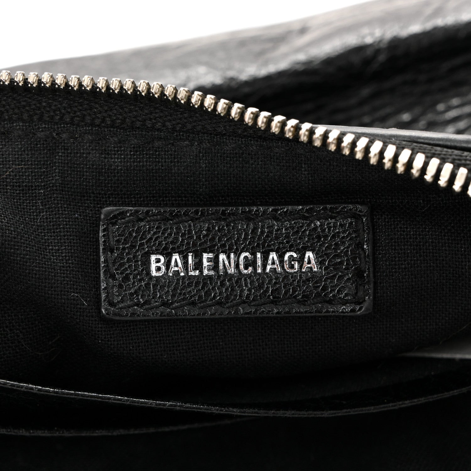 Balenciaga Agneau Arena Le Cagole Mini Purse With Chain Black