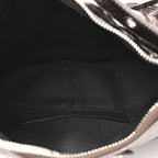 Balenciaga Metallic Agneau Arena Le Cagole Shoulder Bag XS Dark Bronze