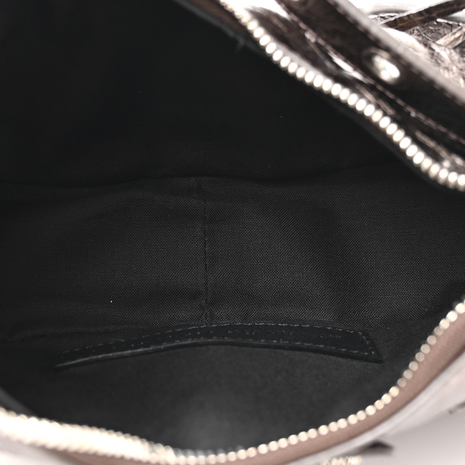 Balenciaga Metallic Agneau Arena Le Cagole Shoulder Bag XS Dark Bronze
