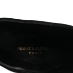 Saint Laurent Suede Studded Kiki 85 Zip Boot 37 Black