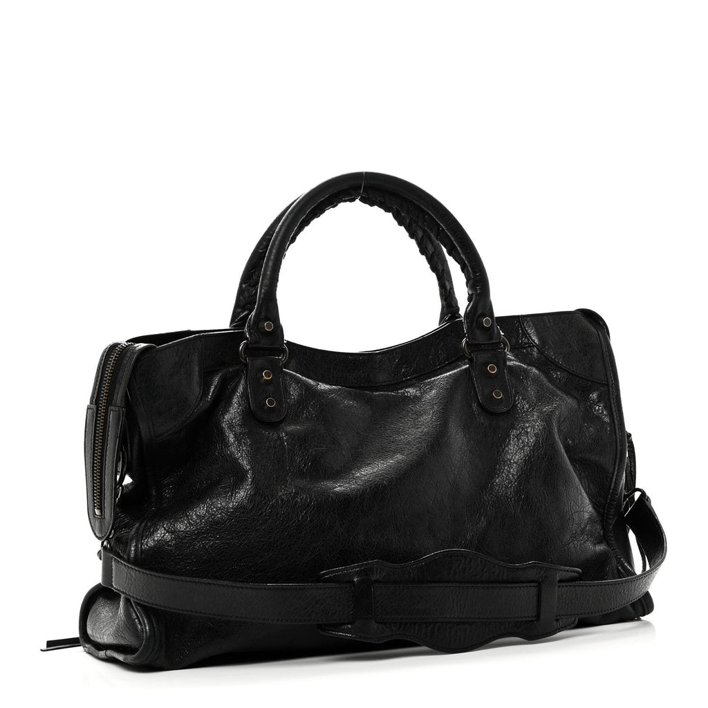 Balenciaga Agneau Classic Hardware City Black