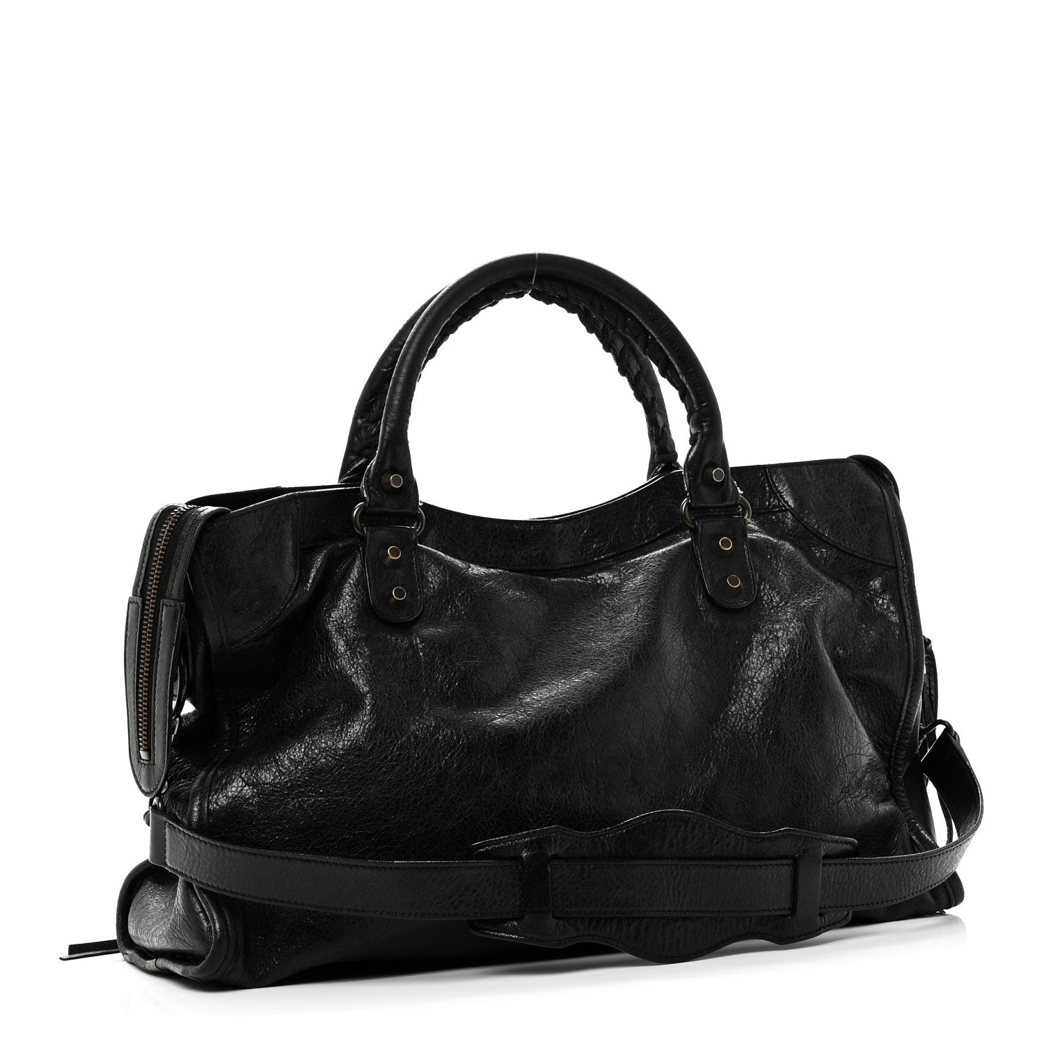 Balenciaga Agneau Classic Hardware City Black