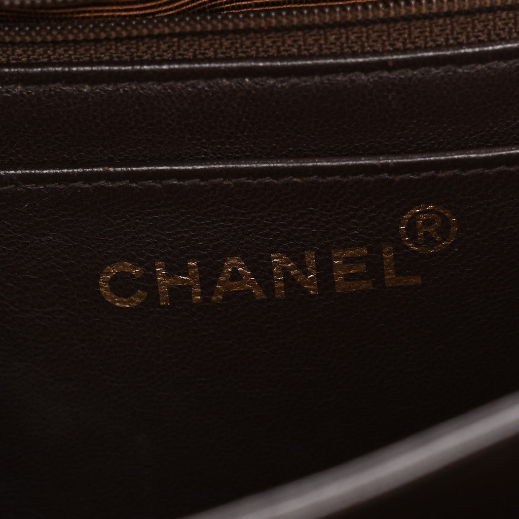 Chanel Caviar Quilted Medium Kelly Flap Brown