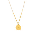 Christian Dior Metal Pearl CD Necklace Gold Black