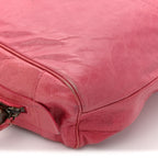 Balenciaga Agneau Classic Hardware Briefcase Tote Pivoine