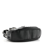 Balenciaga Agneau Arena Lunar New Year Graffiti Logo Le Cagole Shoulder Bag XS Black