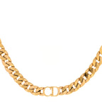 Christian Dior Danseuse Etoile Chain Choker Necklace Gold