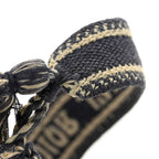 Christian Dior Woven Cotton J'Adior Friendship Bracelet Navy