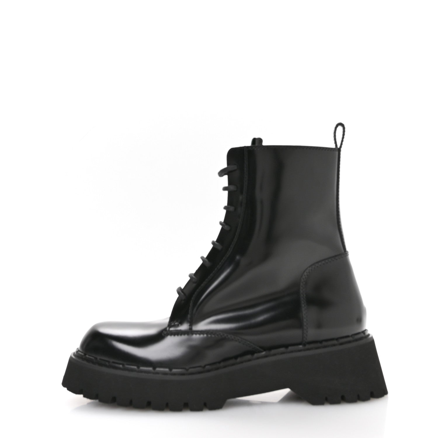 Gucci Spice Lux Nappa Web Combat Boots 40 Black