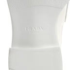 Prada Vernice Triangle 50mm Loafers 39.5 White