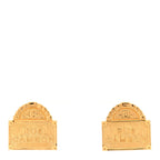 Chanel Metal Rue Cambon Earrings Gold