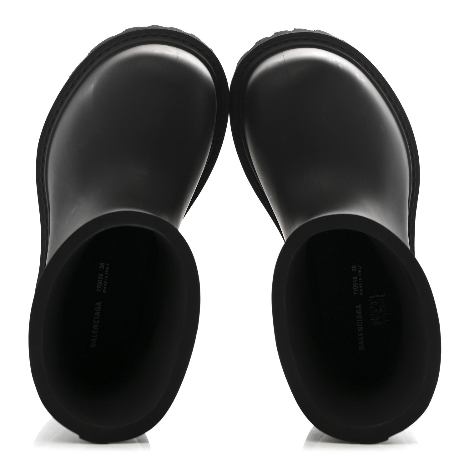 Balenciaga Rubber Steroid Bootie 38 Black