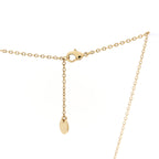 Christian Dior Crystal Pearl CD Shiny-D Tribal Long Necklace Gold
