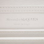 Alexander McQueen Calfskin Four Ring Mini Card Holder On Chain (SHF-Pf6Zet)