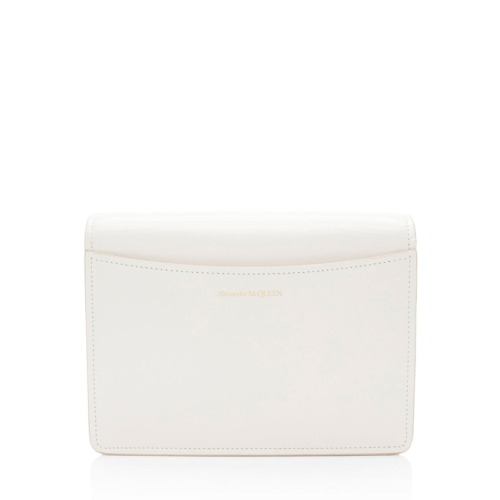 Alexander McQueen Calfskin Four-Ring Shoulder Bag