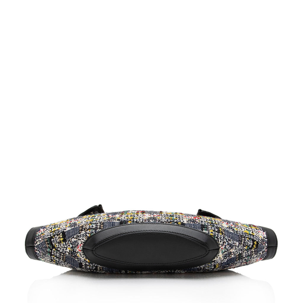 Alexander McQueen Tweed Calfskin Manta Clutch (SHF-hYe4Lv)