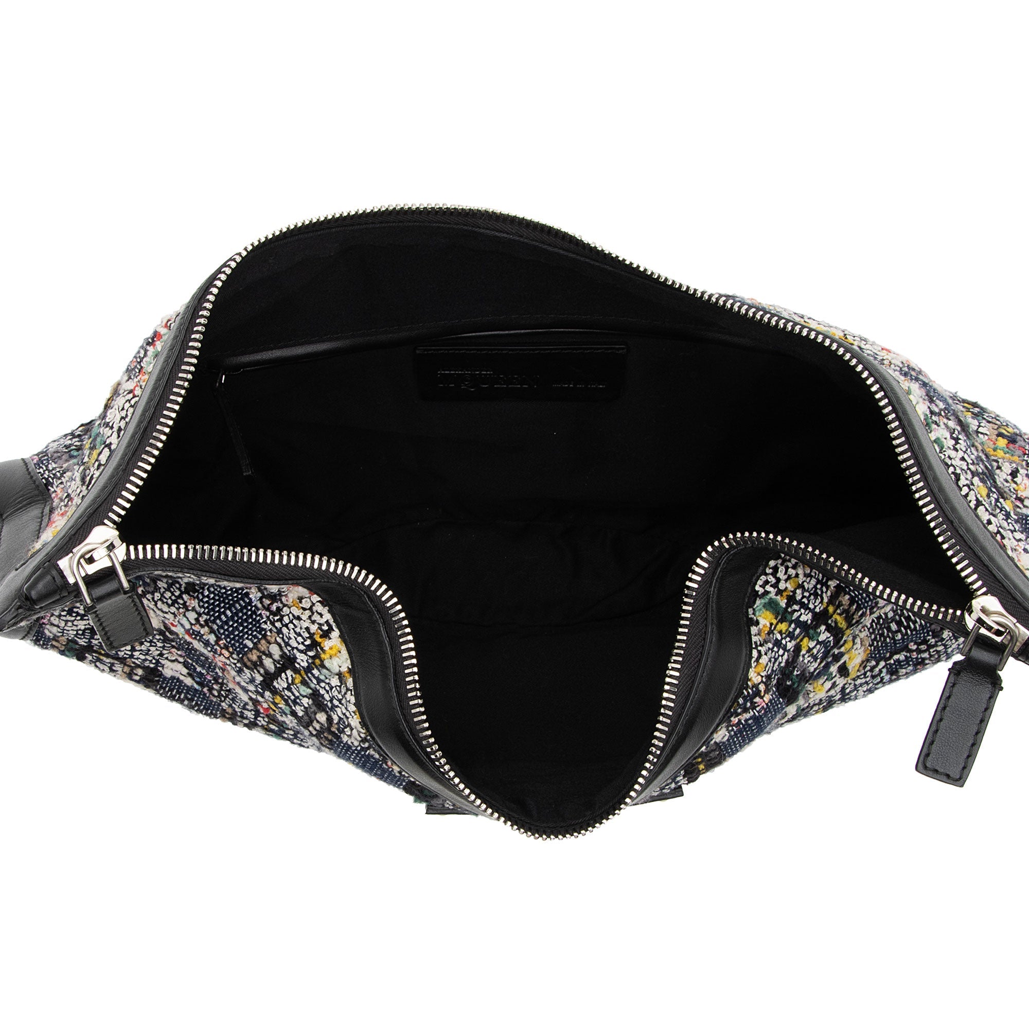 Alexander McQueen Tweed Calfskin Manta Clutch (SHF-hYe4Lv)