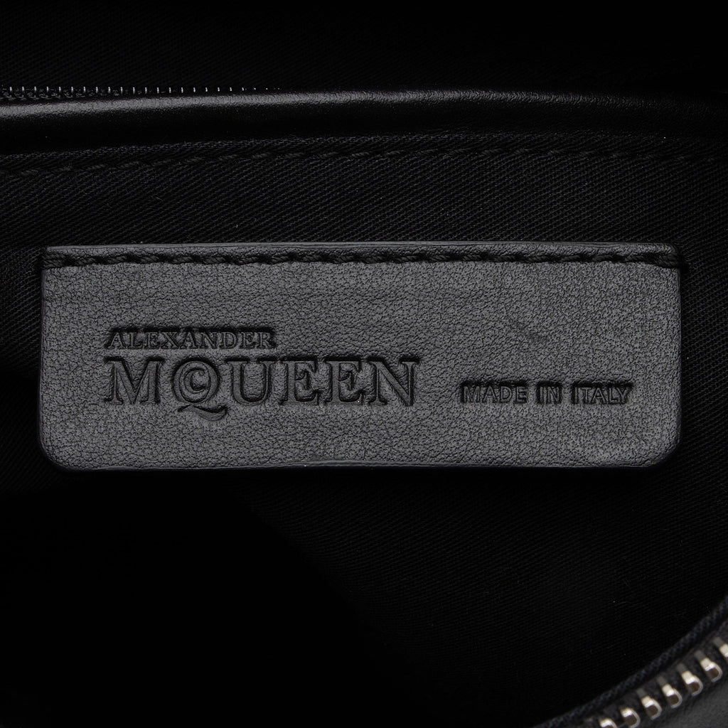 Alexander McQueen Tweed Calfskin Manta Clutch (SHF-hYe4Lv)