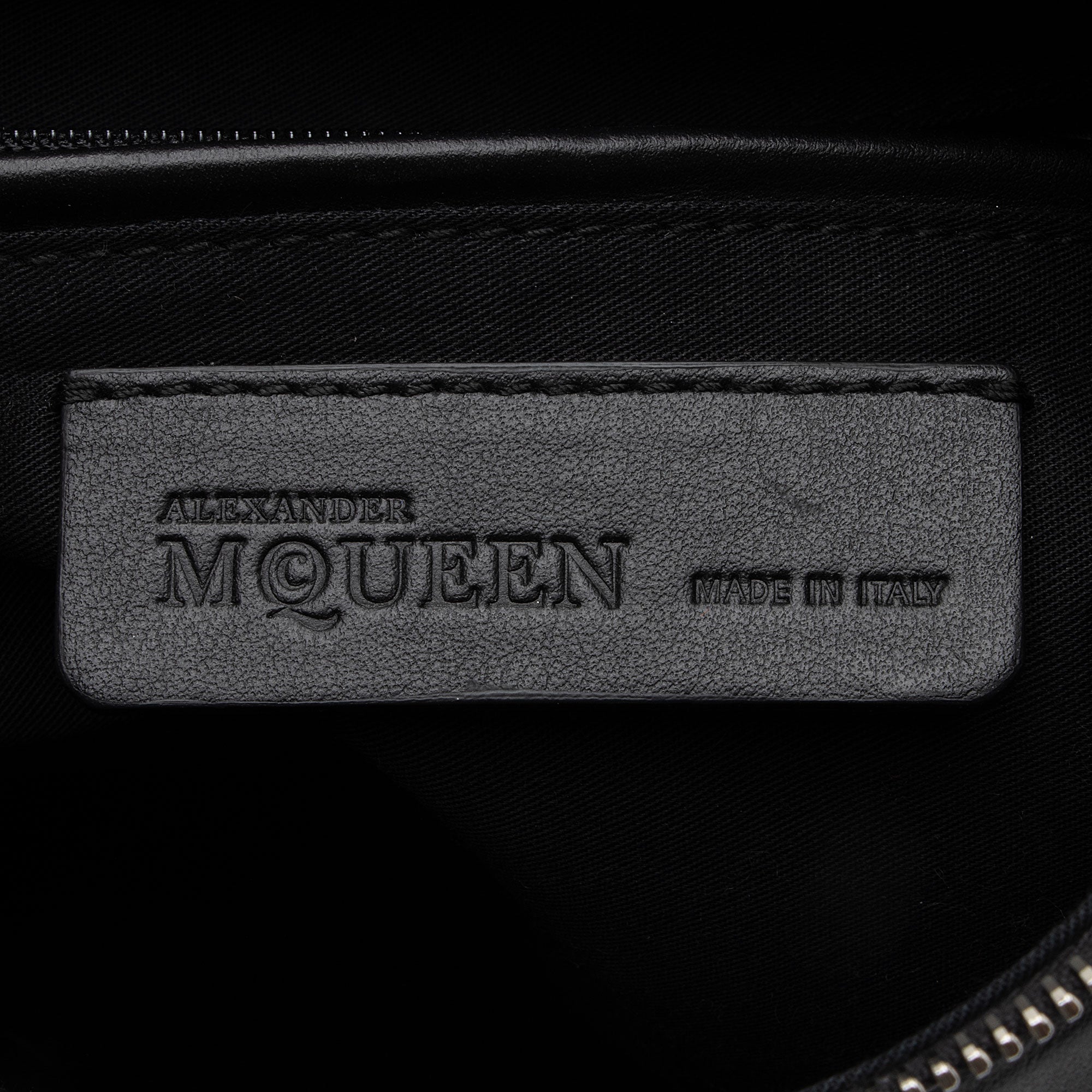 Alexander McQueen Tweed Calfskin Manta Clutch (SHF-hYe4Lv)
