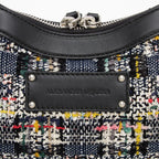 Alexander McQueen Tweed Calfskin Manta Clutch (SHF-hYe4Lv)