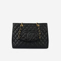 Chanel GST - Black Caviar | Gold Hardware